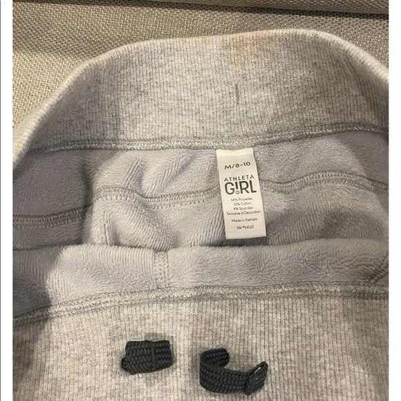 ATHLETA girls sweatpants size med 8/10 - Picture 2 of 3